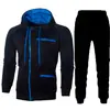 Novo suéter jacquard liso masculino para esportes casuais, cardigã de fleece, jaqueta com capuz, conjunto da mesma cor