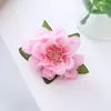 Cabeça de Flor de Crisântemo Camélia Pequena Flor de Seda Artesanal DIY Casamento Decoração de Casa Acessórios
