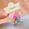 Hyuna Cor Doce Fosco Coelho Mini Presilha de Cabelo Infantil Pequena Grampo de Cabelo Pequeno Joia Pequena Fofa Mini Presilha Fosca