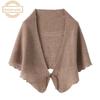 Verão Puro Lã Xale Saia Feminina Roupa Feminina Quarto Climatizado All-match Oco Fino Cardigan de Malha Colete Pequeno