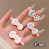 Pinzas de Colores para el Cabello de Niñas, Lindas Pinzas Laterales para Flequillo, Pinzas para el Flequillo de Bebé Que No Dañan el Cabello, Accesorios para el Cabello, Pasadores