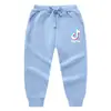 Pantalones Largos Infantiles Estilo Coreano Primavera y Otoño Ropa Exterior para Bebé Pantalones Casuales Deportivos de Algodón Puro Neutral de Felpa