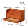 Elevador de Monitor tipo Cajón Madera Retro Escritorio Multifuncional Computadora Completa HN37ZZ1 Gabinete de Oficina