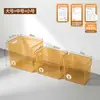 Caixa de Armazenamento de Ovos Antibacteriana Transparente BNBST Recipiente de Ovos para Porta Lateral da Geladeira Armazenamento Doméstico de Frutas e Verduras
