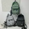 Mochila Funcional Estilo Japonés Tech Oscuro para Hombre, Gran Capacidad, Mochila de Trabajo de Moda, Bolso Escolar para Mujer, Bolsa para Portátil de Estudiante, Moderna