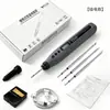 Plancha de Soldar Eléctrica Recargable por USB con Pantalla Digital Portátil Inalámbrica Batería de Larga Duración Electrodoméstico Reparación Soldadura DIY Set de Código de Humo