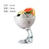 Copo de sorvete, copo de suco de fruta, copo de vidro para milk tea, copo de sobremesa, tigela de sorvete para restaurante, copo de milkshake, copo para bebida gelada, copo de picolé