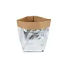 Bolsa de Papel Kraft Lavable Alemana con Logo Imprimible Almacenamiento de Brochas de Maquillaje Adornos para Macetas Bolsa de Almacenamiento de Piel de Vaca para Refrigerador