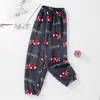 Pantalones de Pijama para Niños Coral Fleece con Forro Polar Otoño e Invierno Pantalones de Pijama para Casa Niñas Pantalones de Casa de Franela para Niños Grandes