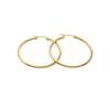 Aretes clásicos de acero inoxidable transfronterizos, moda europea y americana, aretes grandes exagerados, acero de titanio, círculo redondo, clips para las orejas, joyería para mujer