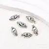Cierre de lingote de oro de 18k con superficie lisa, acabado bañado en oro y plata que conserva el color, cierre para pulsera y piezas finales de collar, accesorios de joyería para DIY