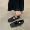 Primer Encuentro Jifa Mary Janes Francesas de Suela Plana con Forro de Piel Sintética Calzado para Mujer Ropa de Abrigo 2026 Otoño/Invierno Lana Retro de Noche
