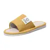 Pantuflas Mujer Nuevas Hogar Hombres Casa Interior Piso Antideslizantes Cuatro Estaciones Universal Hogar Tela Lino Parejas Arrastrar