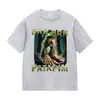 Camiseta Graciosa Meme Rr Brr Patapim Casual Algodón Cerebro Podrido Italiano