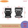 Fábrica 25~32mm fivela tática de cobra plástica bolsa de sapato roupa fivela fina fivela de cabeça de boi plana fornecimento