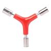 Herramienta práctica para reparación de bicicletas de montaña con hexágono interior trigémino de 4 mm/5 mm/6 mm.