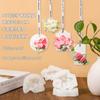 Molde de silicona de piedra de hortensia Sanxin DIY yeso de aromaterapia marca colgante para coche marca de vela herramienta abrasiva de silicona