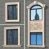 Moldura Decorativa para Pared Exterior de EPS para Villa Casa de Autoconstrucción Línea de Espuma Diseño Línea de Espuma Diseño de Arco Nueva Línea de Cintura Estilo Chino Nuevo Contorno de Ventana Estilo Europeo