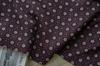 Tela de Vestido Vintage Geométrica Floral Negra para Mujer, Tela Decorativa Jacquard Ligeramente Elástica para Vestidos