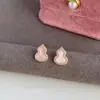 Brincos de diamante cintilantes em formato de cabaça para mulheres, design de nicho, luxo leve, sensação de alta qualidade, novo modelo popular de 2026, brincos únicos e bonitos