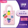 Bolsa Cartoon com Furos Amazon Feita à Mão DIY Bolsa Transversal Feminina Impermeável de Gelatina Ombro Portátil Bolsa com Furos Novo Estilo