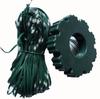 Luces de Cadena de Cordón de Cuero Verde Oscuro Transfronterizas Luces LED Luces Superiores para Árbol de Navidad Circulares Luces Decorativas Cadena de Luces Intermitentes de Cascada
