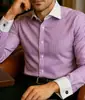Camisa de Raya Estampada Simple Transfronteriza para Hombre Camisa de Negocios de Primavera para Hombre Tops Sueltos Casuales de Manga Larga para Primavera y Otoño