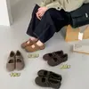 Zapatos planos Mary Jane retro de suela blanda, nueva colección de otoño 2026, zapatos de noche versátiles lindos y elegantes, mocasines para mujer en color café