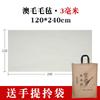 Almohadilla de fieltro para caligrafía pintura tradicional china papel Xuan caligrafía práctica almohadilla de fieltro de lana de oveja espesada lana australiana almohadilla para caligrafía