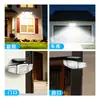 Luz de Jardín Solar de Tres Cabezales Amazon para Patio Exterior del Hogar Iluminación Impermeable de Alto Brillo con Sensor de Movimiento