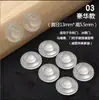 Almofadas anti-colisão de silicone, almofadas adesivas redutoras de ruído para portas de guarda-roupa, tampas de vaso sanitário, almofadas de borracha autoadesivas antiderrapantes silenciosas e amortecedoras, tapetes anti-colisão
