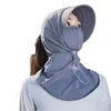 Sombrero de Sol de Cara Completa para Mujer, Sombrero de Sol de Verano, Protección Solar Anti-UV para Exteriores, Ciclismo, Protección del Cuello, Máscara Integrada, Sombrero de Sol