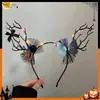 Galho Preto Halloween Galhadas Acessórios de Cabelo Engraçado cos Abóbora Borboleta Esqueleto Decorações de Cosplay Acessórios de Cabelo