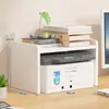 Soporte para impresora, estante para escritorio de oficina, soporte, estante organizador de archivos para escritorio del hogar, pequeño gabinete de escritorio para copiadora