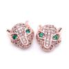 Colgante de Cuentas de Circonio de Cobre de AliExpress Cabeza de Leopardo Calavera Hecho a Mano DIY Pulsera Collar Colgante Accesorios