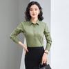 Camisa de manga larga para hombre y mujer transfronteriza ropa de trabajo tienda 4S departamento de ventas inmobiliarias bordado de logo en la indumentaria