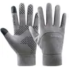 Luvas de Ciclismo Esportivo Transfronteiriças com Pelúcia para Manter Homens e Mulheres Aquecidos no Inverno, Toque na Tela Antiderrapante, Esqui, Motocicleta, Bicicleta, Proteção Externa contra o Frio