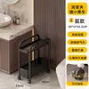 Prateleira de Armazenamento para Espaço na Cozinha Armário Estreito Lateral de Geladeira Armário de Armazenamento de Espaço Ultra-Estreito Multicamadas Móvel com Gavetas Carrinho Pequeno para Frutas e Vegetais