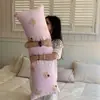 Pequeño, fresco y cómodo terciopelo de leche respaldo alto, reposacabezas de cama de forro polar de coral extraíble y lavable, cojín de sofá, cojín decorativo