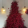 Cor de café de outono estilo retrô materiais florais materiais florais de casamento móveis macios atmosfera de outono adereços de casamento decorações flores artificiais