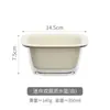 Cesta de Frutas de Doble Capa Mini Linda de Aspecto Elevado Venta al por Mayor Cocina Hogar Sala de Estar Bandeja de Frutas Dopamina Cuenco Cuenco Escurridor