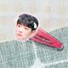 Accesorios para el cabello de acrílico con clip BB periférico de Xiao Zhanxing tocado ayuda para concierto periférico de imagen