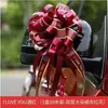 Suprimentos de casamento carro de casamento arranjo de flores fita decoração laço mão flor quarto de casamento decoração suprimentos de casamento