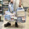 Mochila Escolar para Estudiante de Secundaria, Estudiante de Primaria Femenina, Mochila de Tres Piezas para Tercer a Sexto Grado, Mochila Pequeña Fresca con Corazón de Niña, Versión Coreana