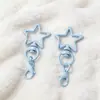 Fechos de Lagosta Coloridos em Formato de Estrela para Atacado, Pingentes de Estrela, Acessórios para Contas, Chaveiros, Enfeites de DIY, Acessórios de Pelúcia