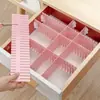 Tablero Divisor de Cajón de Plástico Tablero Divisor de Cajón de Oficina Divisor de Clasificación Multifuncional para Hogar Calcetines Papelería Deflector