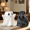 Venda Quente Transfronteiriça Halloween Criativo Engraçado Desenho Animado Monstro Verde Vaso de Flores Presente de Páscoa Fantasma Fantasma Ornamentos de Resina