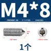 Aço Inoxidável 304/316 Soquete Sextavado Ponta Afiada Parafuso de Fixação Cabeça Cega para Máquina M4M5M6M8M10