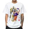 Camiseta de Manga Corta con Código Europeo Impreso de JoJo's Bizarre Adventure Disfraz para Adulto
