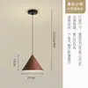 Lámpara de Mesa Moderna Minimalista Creativa para Mesita de Noche de Dormitorio Barra Retro de una Sola Cabeza Estilo Nórdico para Comedor Color Madera de Nogal con Veta Lámpara Colgante